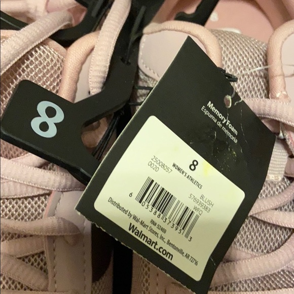Light pink memory foam shoes - Picture 3 of 7
